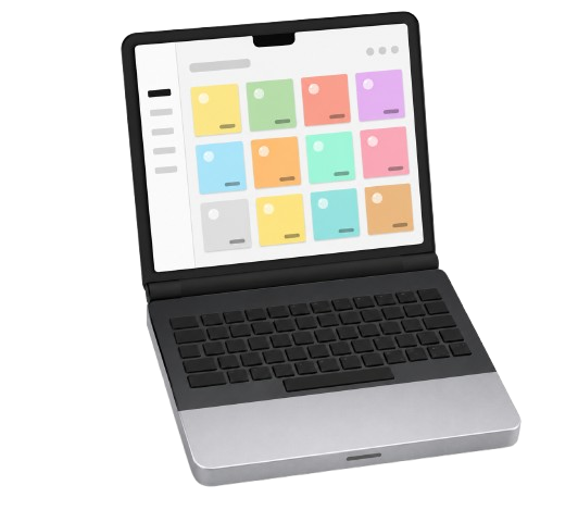 Laptop dashboard preview